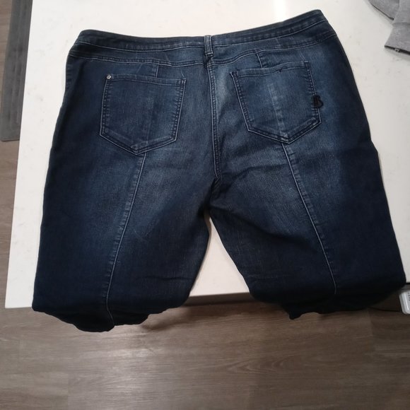 Bisou Bisou dark blue jeans - Picture 4 of 5